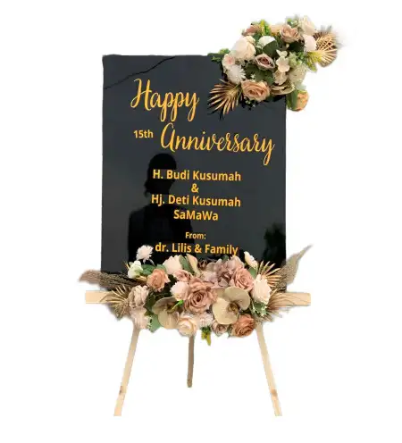 Papan Bunga Akrilik Dusun Tengah